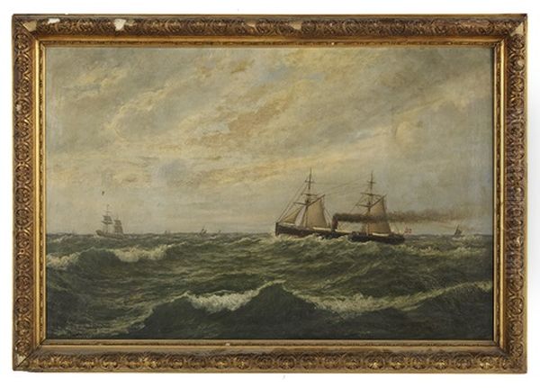 Ship On Stormy Seas - view 1