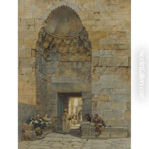 Outside The Walls, Jerusalem by Carl Friedrich Heinrich Werner