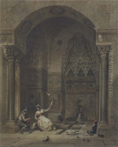The Fountain Hall In The Zisa, Palermo - view 1