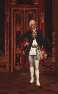 Ein Adjutant Friedrich Des Grosen In Schlosraumen