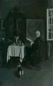 Nach Tische by Fritz (Alexander Friedrich) Werner