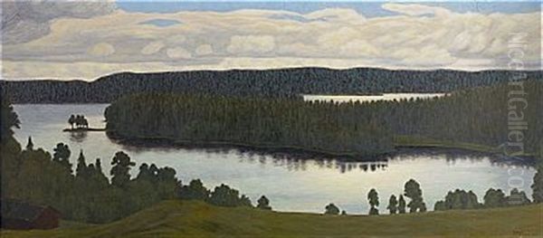 Skymningslandskap - view 1