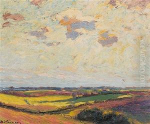 Holsteinische Landschaft Unter Hohem Himmel by Max Werner