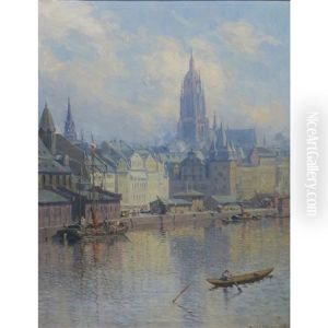 View Of Frankfurt by Reinhold Werner
