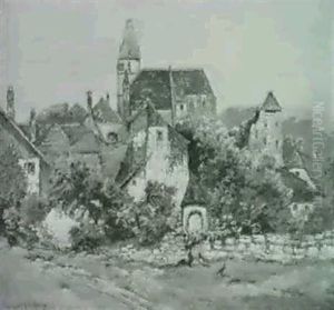 Partie Aus Weissenkirchen - Wachau by Heinrich Wertheim