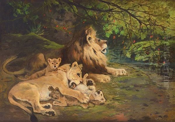 Famille De Lions - view 1