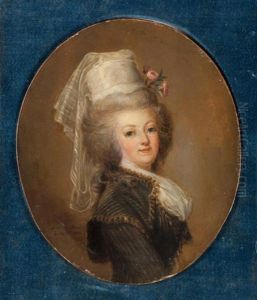 Portrait De Marie Antoinette En Costume D'amazone