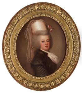 Marie Antoinette, (1755-1793), Drottning Av Frankrike I Kreolsk Hatt by Adolf Ulrik Wertmuller