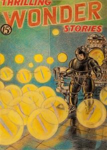 Thrilling Wonder Stories Preliminary by Hans Waldemar (Wesso) Wessolowski