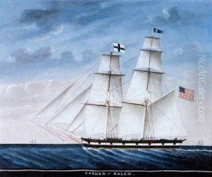 The "esther" Of Salem, Massachusetts by Benjamin Franklin West
