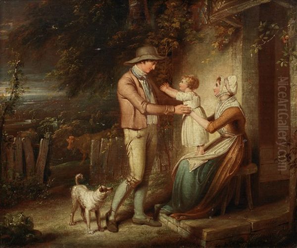 The Peasant's Return To His Family In The Evening - view 1