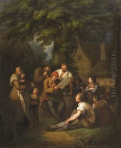 The Day's News by Richard Westall