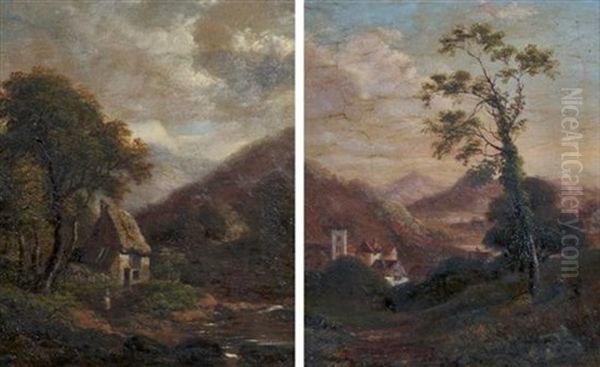 Country Landscape (+ Another; Pair) - view 1
