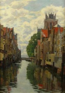 Gracht In Dordrecht