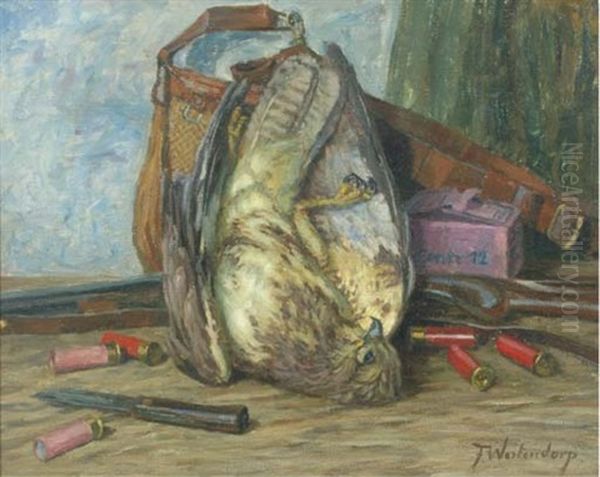 A Bird Of Prey Amongst Hunting Attributes - view 1