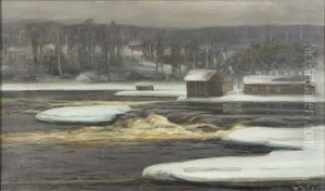 Kymmene River by Victor Westerholm