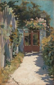 Garden Scene From Meudon by Ingeborg Westfelt-Eggertz