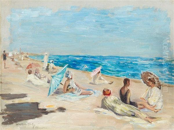 Bathers In Skagen - view 1