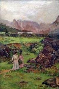 Paisagem Com Figuras by Modesto Brocos Y Gomes