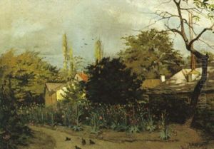 Tradgardsmotiv by Ingeborg Westfelt-Eggertz