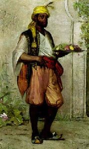 Moor With A Tray Of Fruit