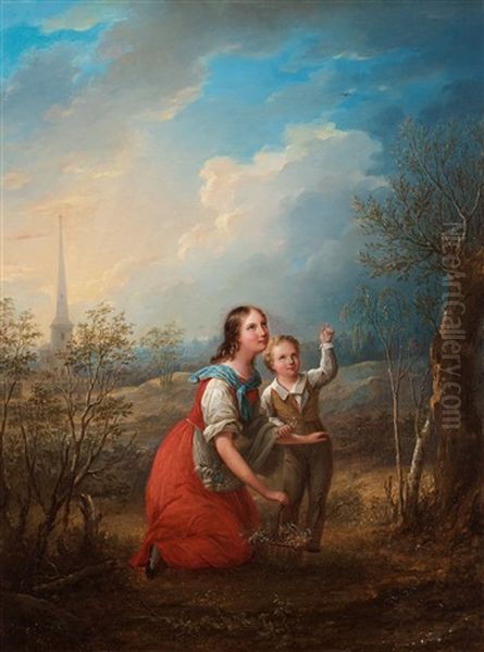 Varblommorna Och Larkan (spring Flowers And The Lark) - view 1