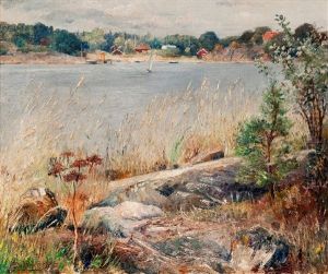 Coast View by Edvard (Edouard) Westman