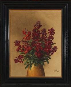 Eight Still Lifes With Flowers (8 Works) by Anna Westphal