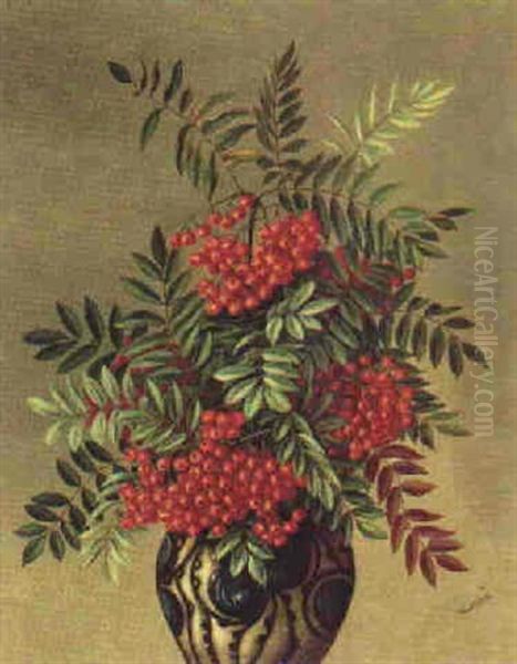 Vogelbeere In Vase - view 1