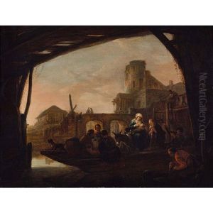 Flucht Nach Agypten by Jacob Willemsz de Wet the Elder