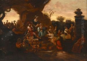 Le Retour De Jacob En Canaan (?) by Jacob Willemsz de Wet the Elder