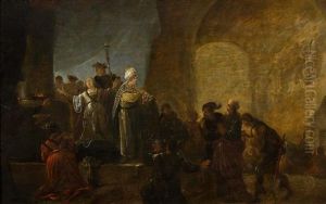 Alttestamentarische Szene by Jacob Jacobsz de Wet the Younger