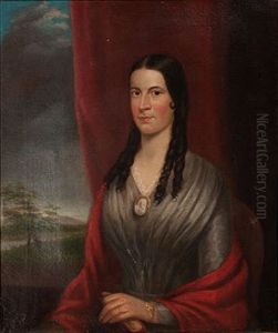 Folk Portraits Of Mr. & Mrs. Haven B. Sargent Of Boston (2 Works)