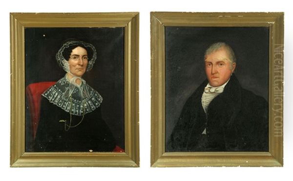 Portrait Of A Gentleman And A Lady, Wearing Spectacles (pair) - view 1