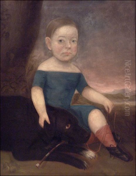 Child With Dog - view 1