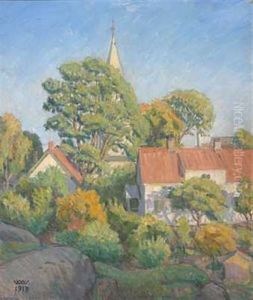 Risor Kirke by Wilhelm Wetlesen