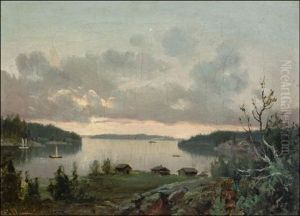 Saaristomaisema - Skargardslandskap by Johan Fridolf Weurlander