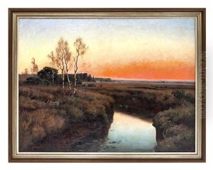 Landschaft Im Abendlicht