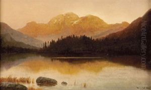 Hintersee Mit Hohem Goll Bei Abendstimmung