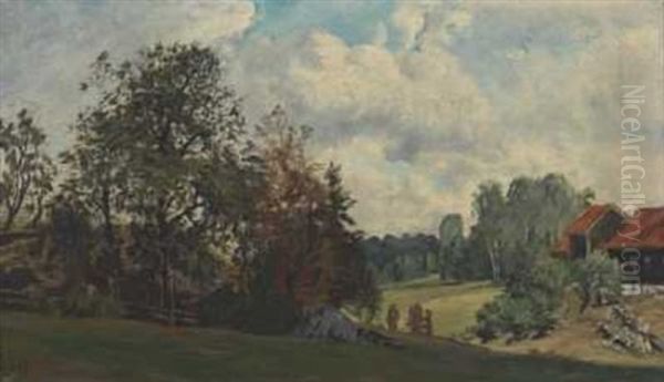 Landskap Med Hus - view 1