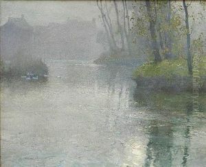 Misty Riverscape Misty Riverscape