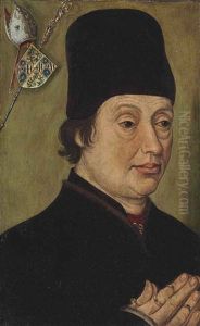 Portrait Of Jean De Bourgogne, Bishop Of Cambrai by Rogier van der Weyden