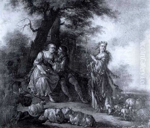 Galantes Paar  Schaferpaar - view 1