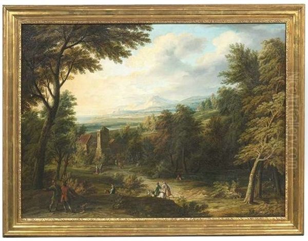 Weitlaufige Flusslandschaft - view 1