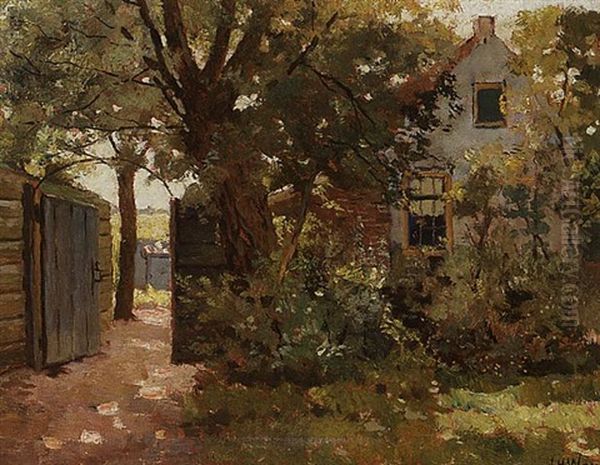 A Farm In A Summer Landscape - view 1