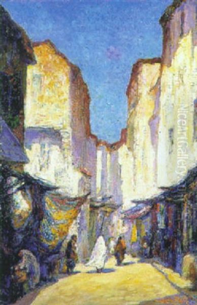 Rue Animee A Tunis - view 1