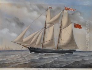 Englische Brigg "perseverance Of Fowey" by Carolus Ludovicus Weyts
