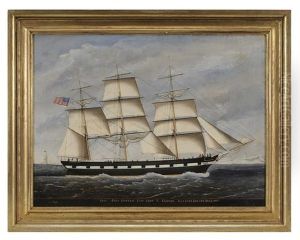 Ship John Bunyan, Capt. John A. Carver, Passing Beachy Head, 1867 Ship John Bunyan, Capt. John A. Carver, Passing Beachy Head, 1867