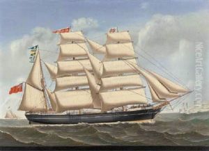 The Barque "excelsior" by Carolus Ludovicus Weyts