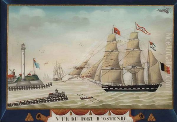 Vue Sur Le Port D'ostende - view 1